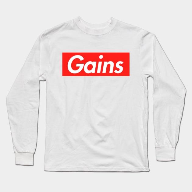 GAINS Long Sleeve T-Shirt by Lord Teesus